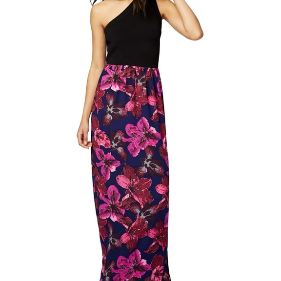 Rachel Roy Womens Mixed Media Maxi Dress