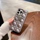 thumbnail image 1 of Funda De Teléfono De Lujo 3D Para iPhone 11 14 Plus 13 12 Pro Max PRADA Color Sólido Celosía Cubierta De Shell Diseñador Parachoques, 1 of 4