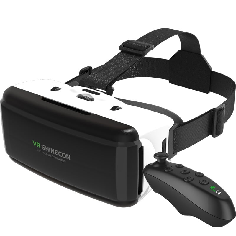 Vr 3d Virtual Reality For Movies And Games Vr Glasses Compatible With Phone Android 2k Anti Blue Lenses Adjustable Pupil Object Distance G06 Y1 Black Walmart Com