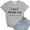 1Grey15, variant on XAOFW Women'S T-Shirts Letter Print Round Neck Short Sleeve Fashionable Cozy Casual Daily Wear Top
