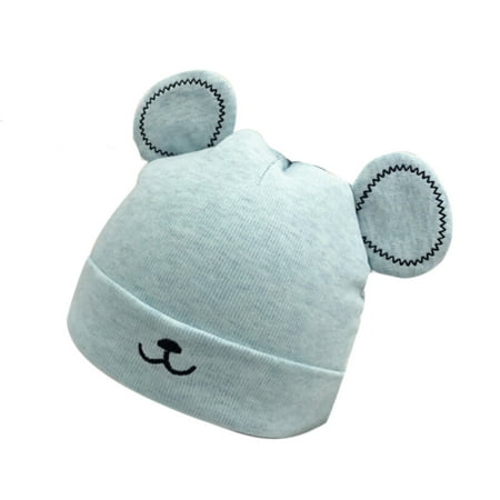 Baby Toddler Girls Boy Warm Hat Winter Beanie Hat Cute Ears Plush Cap BU