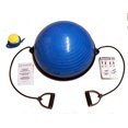 thumbnail image 4 of X Factor Half Ball Balance Trainer Ball Yoga Exercise Ball Core Training Half Ball Yoga Fitness Ball Half Ball For Home Gym Core Trainer Ball Strength Training Fitness with Pump and 2 Handles, 4 of 9