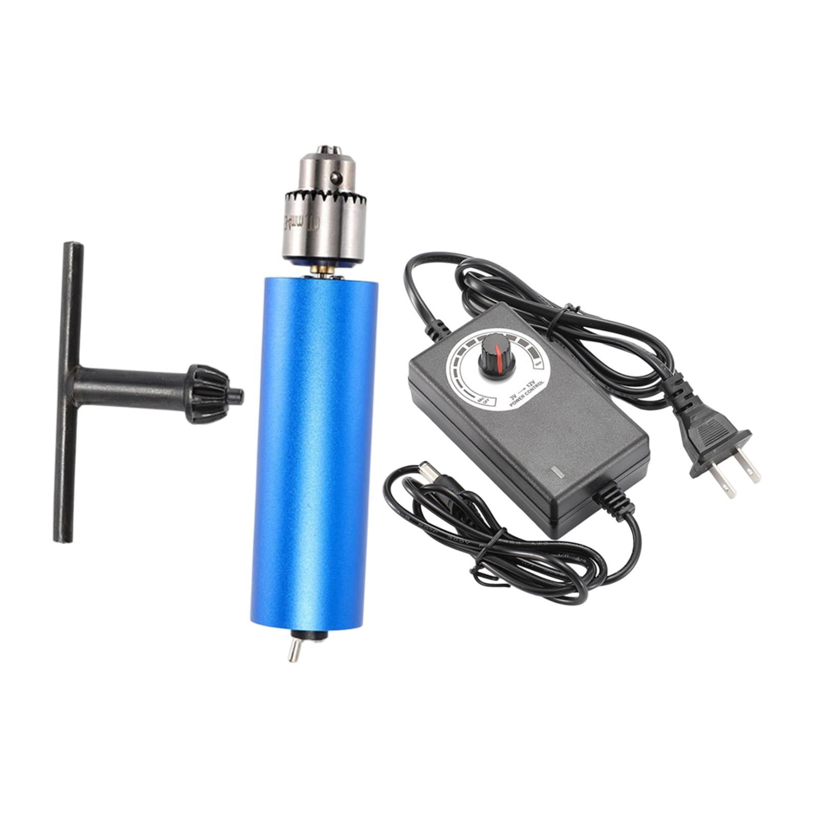 QccHieUs Small Electric Drill Handheld Drill Speed Adjustable Strong Carving Engraver Pen Type A