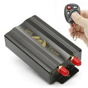 Portable Car GPS Tracking System GPS SMS GPRS Vehicles Tracker Locator TK103B With Remote Control Black