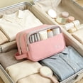 thumbnail image 4 of Fmbmuo Travel Cosmetic Storage , Reusable Waterproof Makeup Organizer Bag Multifunctional Zipper Toiletry Case For Travel Daily Use, 4 of 7