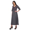 thumbnail image 2 of Moomaya Kurti Ligne A pour Femmes Kurti Longue Imprimée Robe Haut Indien pour Femmes, 2 of 5
