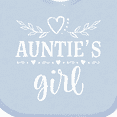 thumbnail image 4 of Inktastic Auntie Girl for Niece Girls Baby Bib, 4 of 4