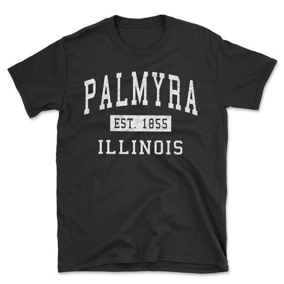 Palmyra Illinois Classic Established Men's Cotton T-Shirt