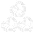 thumbnail image 4 of Miangastore 3 Sets Flower Frame Plastic Flower Holder Bouquet Flower Frame Floral Frame Flower Rack, 4 of 8