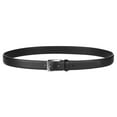 thumbnail image 2 of men's genuine leather dress belt for work business and casual occasions - classic, fashion, and functional (sfblack, 36/38), 2 of 4