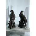 thumbnail image 6 of Nifao Pair of Aluminum Eagle Statues Majestic Bird Sculptures – Aluminum Sculpture, Home Decor, 20"L x 12"W x 14"H, 6 of 11