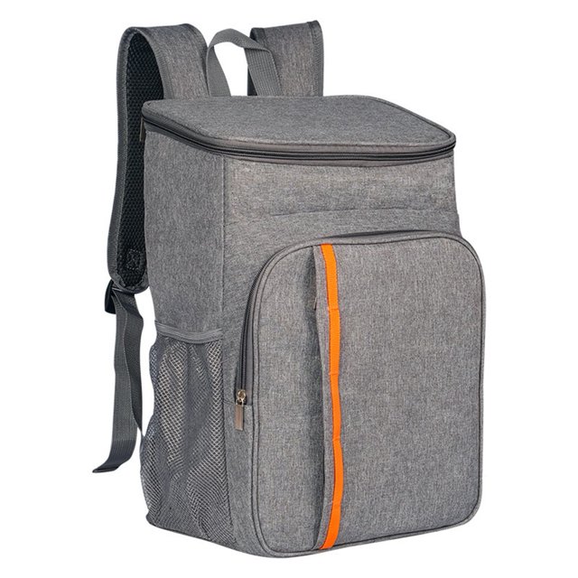 GLFILL Grand Sac Isotherme Imperméable pour Camping Pique-Nique Gris