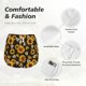 thumbnail image 4 of Balery Sunflowers And Bww Pantalones cortos deportivos para mujer con forro y dos bolsillos, elásticos, para entrenamiento, gimnasio, yoga-XX-Large, 4 of 7
