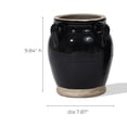 thumbnail image 7 of LuxenHome 2-Piece Black Jug Terracotta Vase with Two Handles Set, 7 of 7