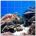 thumbnail image 1 of Picture-Tiles.com: Turtle Ceramic Tile Wall Mural WAL501074-55XL. 60"W x 60"H using (25) 12" x 12" Ceramic Tiles-Satin Finish, 1 of 3