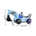 thumbnail image 3 of Sliding Excavator Car Kids With Lights, 3 of 5