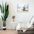 thumbnail image 5 of Zen Stone Canvas Wall Art Spa Stone with White Flower and Butterfly Picture Bathroom Wall Art Modern Spa Artwork for Spiritual Yoga Room Bedroom Picture Wall Decor, 5 of 6