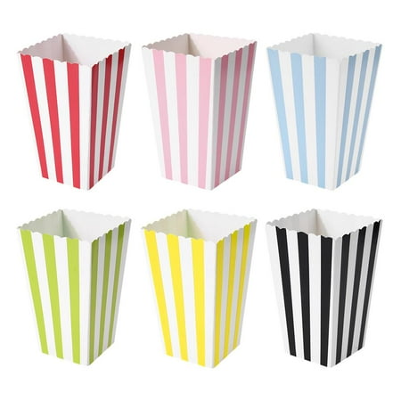 

12pcs Favor Candy Treat Popcorn Boxes for Wedding Party Supply Baby Shower