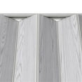 thumbnail image 3 of Pemberly Row 48" W Double Walled Foldable Heavy Duty Accordion Doors - Grey, 3 of 9