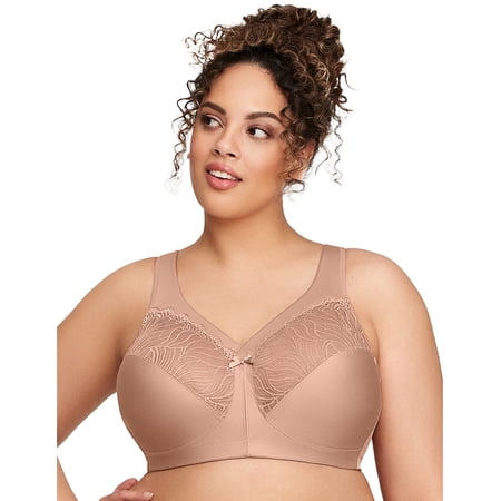 Glamorise Full Figure Plus Size MagicLift Natural Shape Support Bra