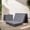 Gray 3INCH, variant on 3/4/6inch Tri-Fold Memory Foam Mattress, Portable Twin Size Floor Mattress, Folding Mat for Travel, Camping, And Yoga, Foldable Mat with Washable Cover
