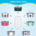 thumbnail image 3 of 8 Set Cat Water Fountain Filters Replacement & Pre-Filter Sponges for 108oz/3.2 Stainless Steel Pet Water Fountain, 3 of 5