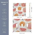 thumbnail image 2 of Yayeee Toggle Light Switch Wall Plate 2-Gang 4.56"x4.48" Decorative Outlet Cover, Citrus Slice, 2 of 7