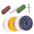 thumbnail image 4 of LOVIVER Buffing Polishing Wheel Kit Practical Reusable for Table Grinder Metal Drill, 4 of 8