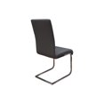 thumbnail image 3 of Chair Best Master Furniture Mirage, juego de 2 unidades de piel sintética gris, 3 of 3