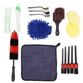 thumbnail image 3 of Oubit Brosse à Roue, 16 Pcs/ensemble Brosses de Détail Kit de Détail Automobile Brosse pour Évent Finition de Luxe, 3 of 9