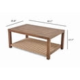 thumbnail image 6 of Better Homes & Gardens Bellamy Outdoor 1pc Patio Coffee Table, Tan Wicker, 6 of 11