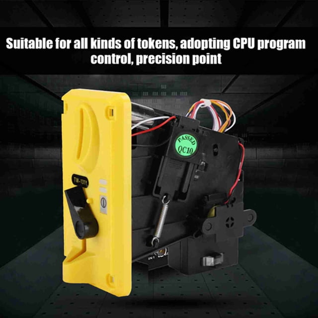 Device TW-131Y Game Machine CPU Comparison Coin Acceptor Collector Selector Device Yellow