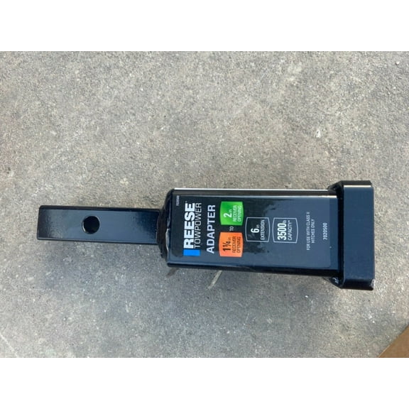 (1) 1-1/4" to 2" Receiver Adapter - 6" Long - Reese Towpower 7020500  70205