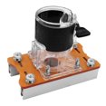 thumbnail image 1 of Wood Router Base, Aluminum Alloy Compact Wood Palm Router Base Accurate Slotting Wide Application  for Grooving, 1 of 7