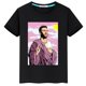 thumbnail image 2 of 2024 HOT Messi Ropa estampada para niños Verano Algodón Camiseta para niños Niñas Casual Manga corta Moda Camisas negras Ropa deportiva Top, 2 of 5