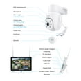 thumbnail image 4 of 5MP 355° WiFi Security Camera System with 12" LCD Monitor, ZOSI 8CH All in one WiFi Security System with 1TB HDD, 3MP Outdoor WiFi Camera with 2 way Audio, AI Human Detection, 100ft Night Vision, 4 of 12