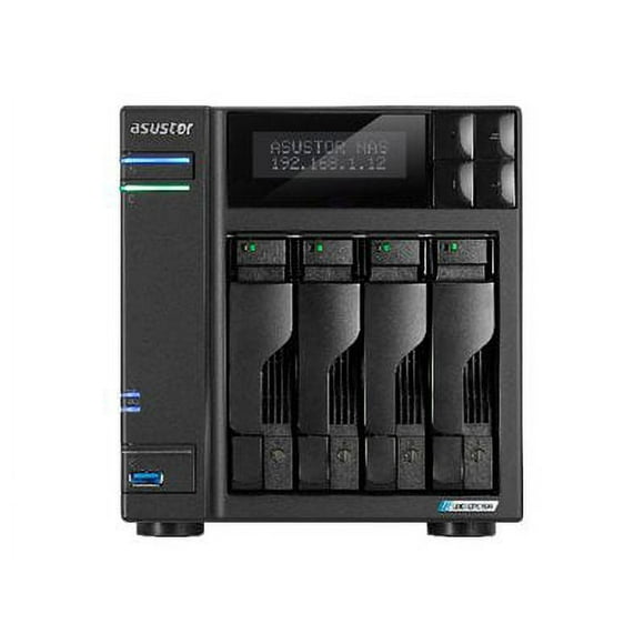 Asustor Lockerstor 4 Gen 2 AS6704T 4 Baies NAS, Quadricœur 2,0 GHz, Double Port 2,5 Go