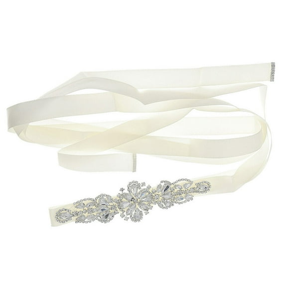 TAILTOSS 1Pack Rhinestone Belt for Dress Elegant Appearance Wedding Accessory