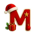 thumbnail image 2 of HHBEAUTY Christmas Ornaments for Tree Decorations, 26 Letter Decorative Hanging Christmas Alphabet Letters DIY Craft Ornaments for Christmas Tree, 2D Acrylic Christmas Tree Hanging Decor, 2 of 5