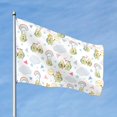 thumbnail image 2 of Kll Green Blue Avocado Flag 4x6 Ft Parade Party Flag Outdoor Flag Decorative Flag Banner Flags Garden Flag Home House Flags, 2 of 7