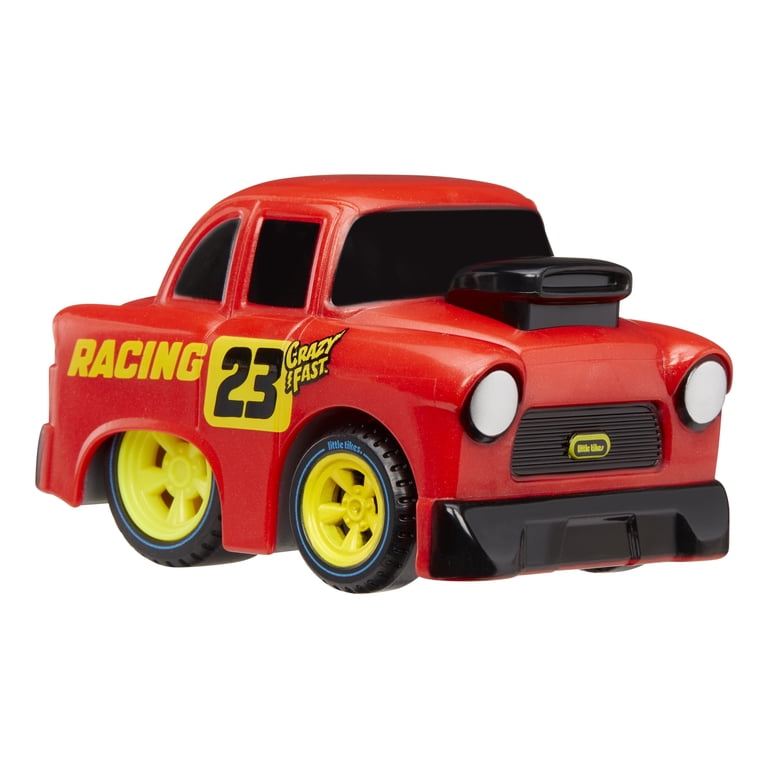 Little Tikes Crazy Fast Cars 2-Pack Race Chasers, Race Car Themed