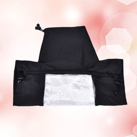 KAKOWELY 1Pack Professional Black Rain Cover for DSLR Camera with Waterproof Protection 19x7.5in