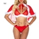 thumbnail image 1 of Conjunto de ropa interior sexy de Navidad para mujer, traje de cosplay de fiesta de lencería de encaje, S Advancent XX000091-01, 1 of 7