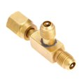 thumbnail image 4 of Tee Adapter 1/4X1/4X1/4SAE Flare Add Micron Gauge Set Vacuum Pump Access D2Q8, 4 of 9