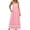 Pink, variant on Bnwani A Line Dresses for Women,Womens Dresses Summer,Color Block,Ruffle,Sleeveless,Solid,Khaki,L