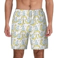 thumbnail image 3 of Uemuo Moon And Rabbit Pattern Mens Swim Trunks Quick Dry Board Shorts with Mesh Lining, Stretch Beach Shorts Quick Dry No-Chafing Board Shorts-3X-Large, 3 of 9
