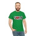 thumbnail image 6 of I Love Soca Trinidad Style Unisex Heavy Cotton Tee, 6 of 12