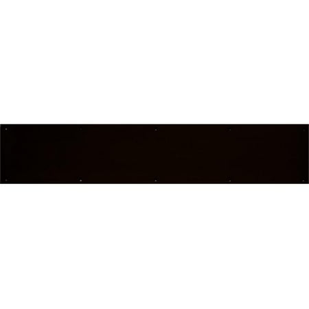 

8 in. x 28 in. Kick Plate Dark Bronze Aluminum Magnetic Mount