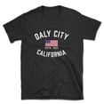 thumbnail image 1 of Daly City California Patriot Men's Cotton T-Shirt, 1 of 1