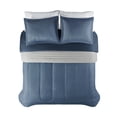 thumbnail image 2 of Mainstays 7-Piece Blue Bed in a Bag Comforter Set with Coverlet, Queen, Adult, Unisex, 2 of 7